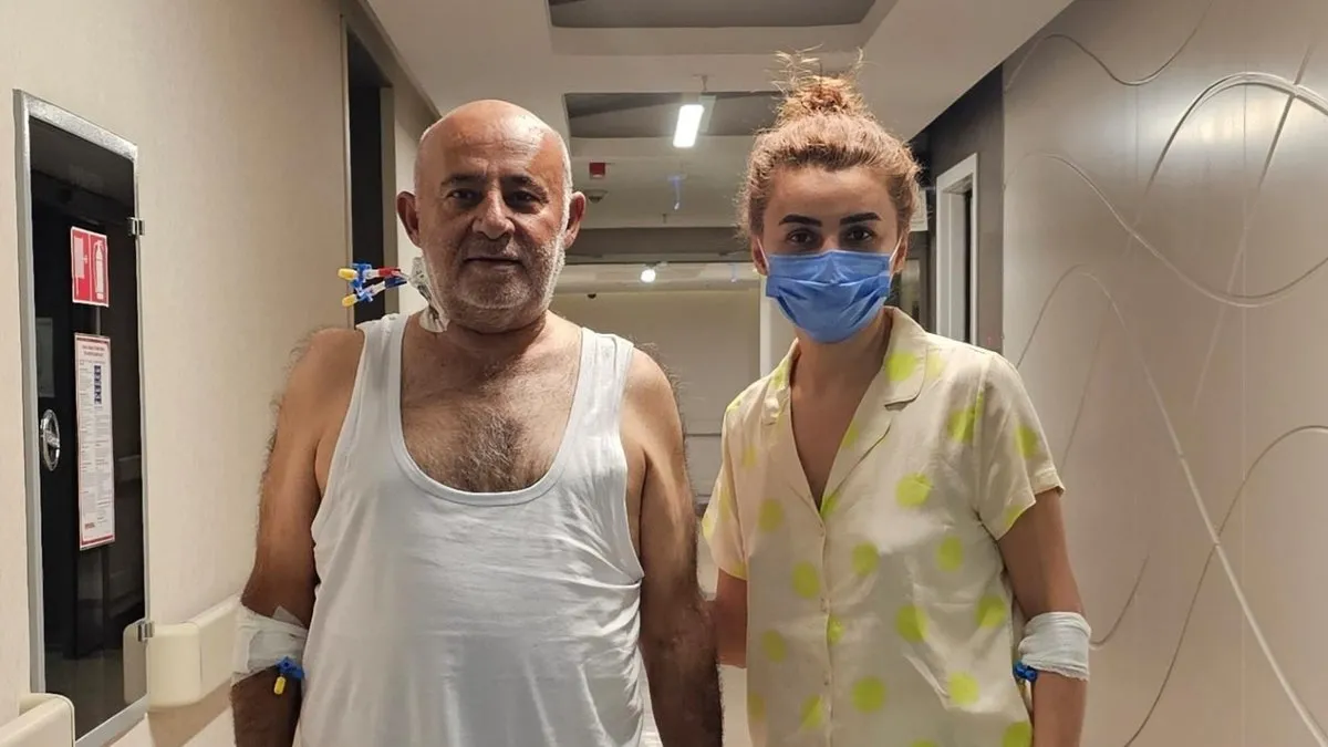 Kızından gelen can: Kızının böbreğiyle hayata döndü