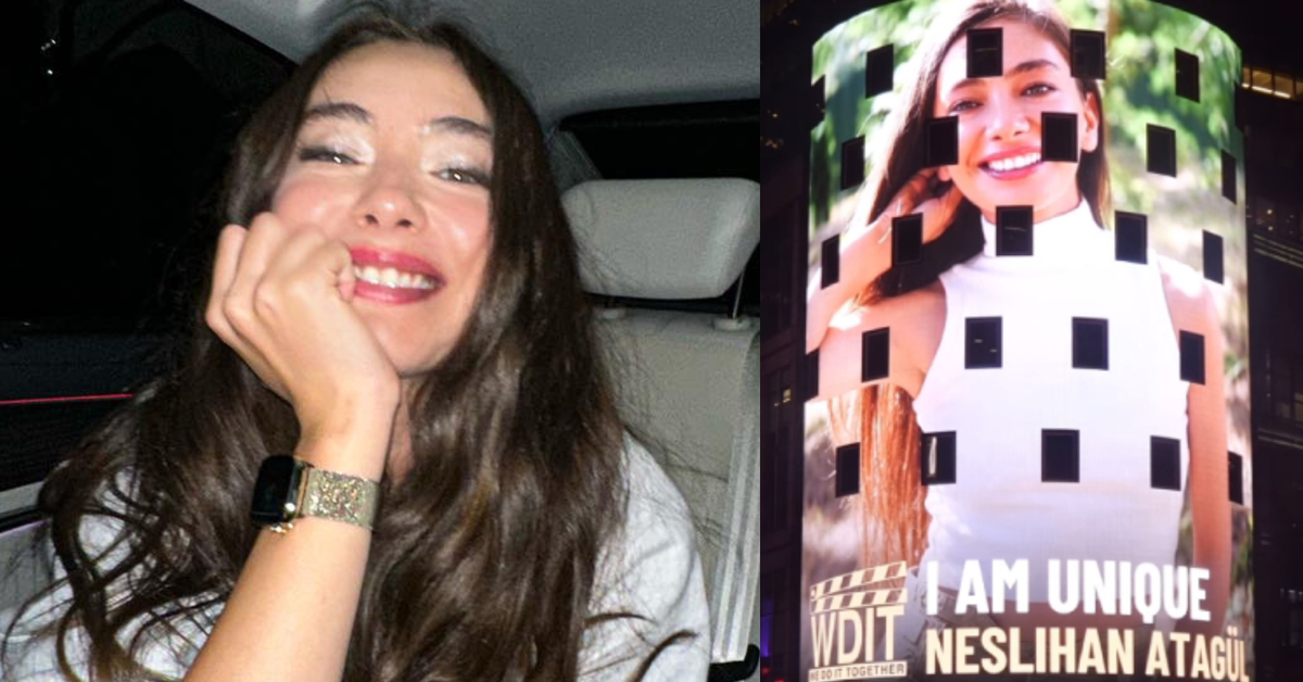 Neslihan Atagül, New York Times Meydanı’nda