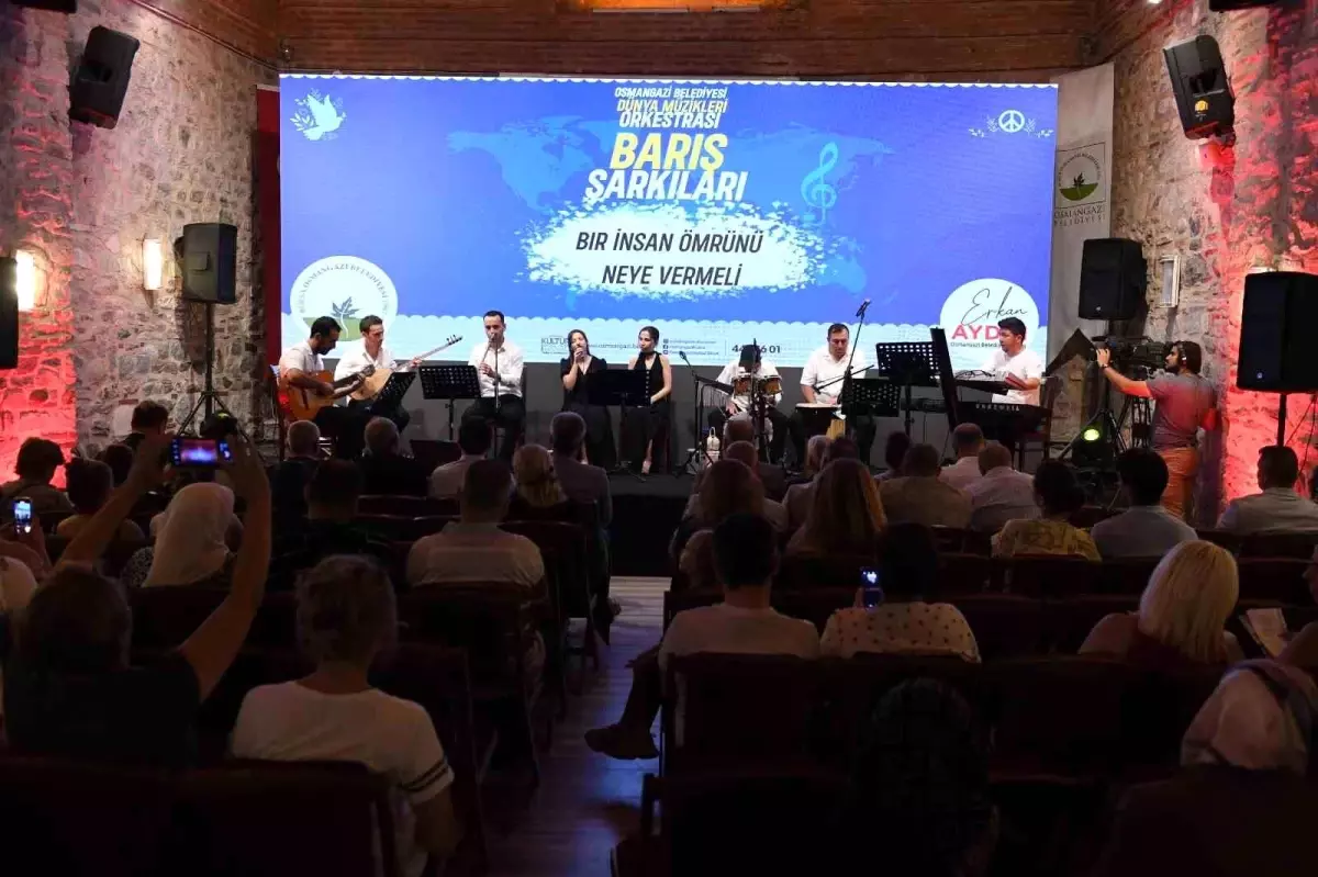 Osmangazi Belediyesi 1 Eylül Dünya Barış Günü’ne Özel Konser Düzenledi