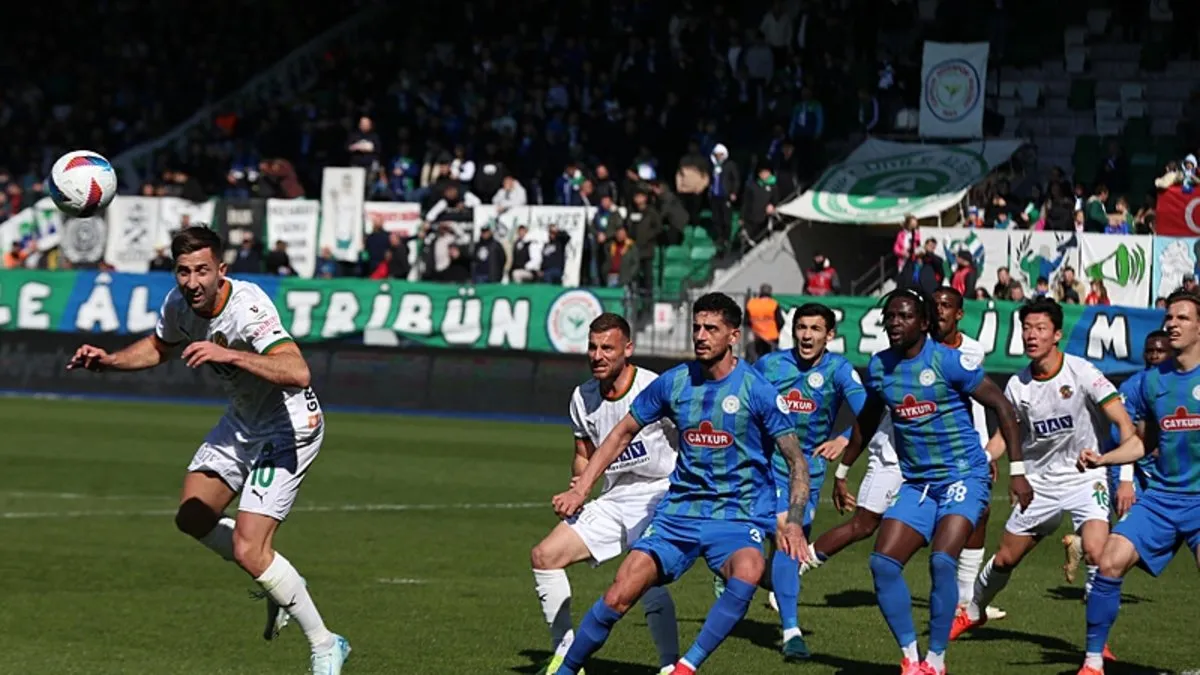 Çaykur Rizespor, Alanyaspor’u 3 golle geçti! Ghezzal’dan harika gol