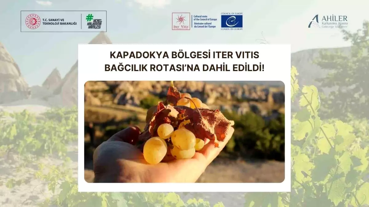 Kapadokya, Iter Vitis Rotası’na Dahil Oldu